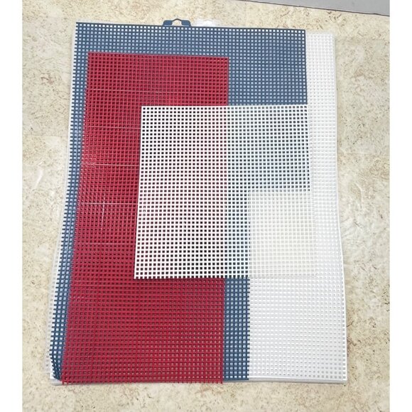 Plastic Canvas Sheets Assorted Colors Lot 10.5" x 13.5" for Embroidery & Crafts - Picture 6 of 6